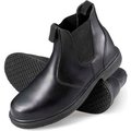 Lfc, Llc Genuine Grip® Men's Romeo Pull-on Work Boots, Size 9.5W, Black 7141-9.5W